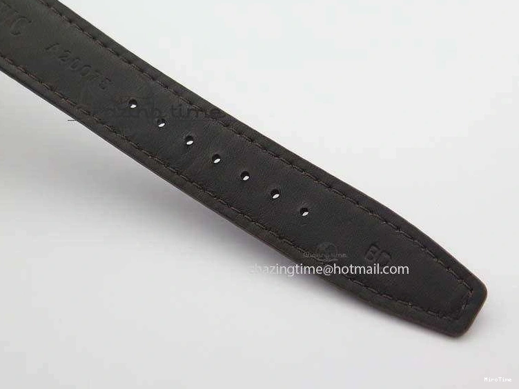 MIROTIME 0719 Supportive Portuguese Chrono IW371431 ZF 1:1 Best Edition Gray Dial On Brown Leather Strap A79350 (Slim Movement) 7261